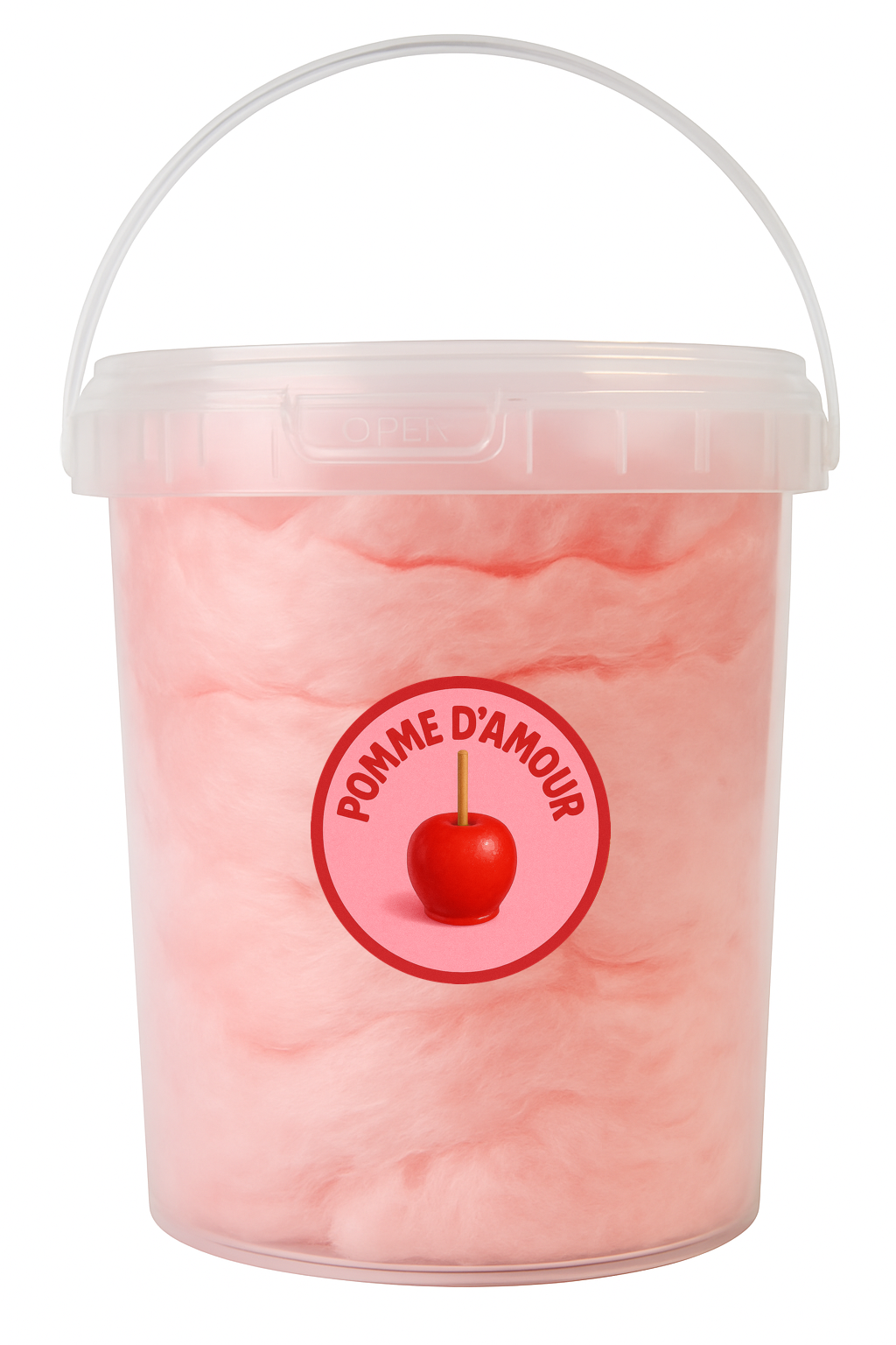 Barbe à papa Pomme d'amour