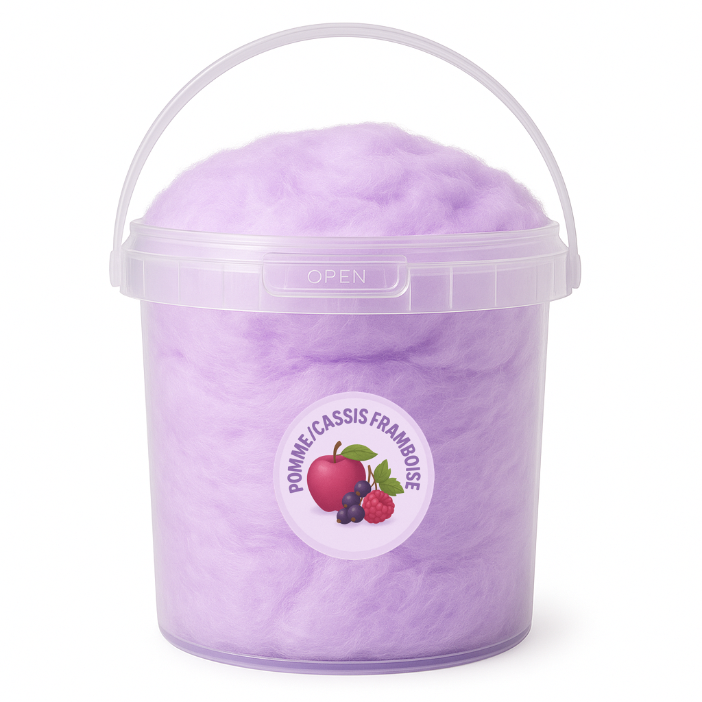 Barbe à papa Pomme / Casis / Framboise