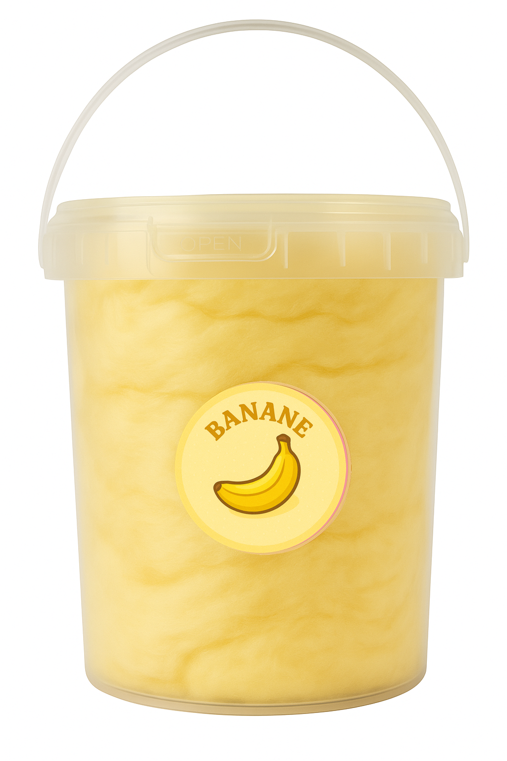 Barbe à papa Banane