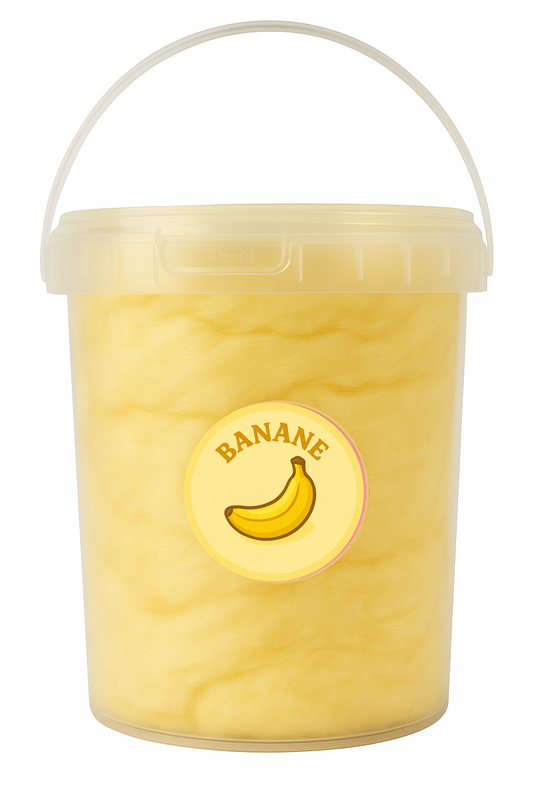 Barbe à papa Banane