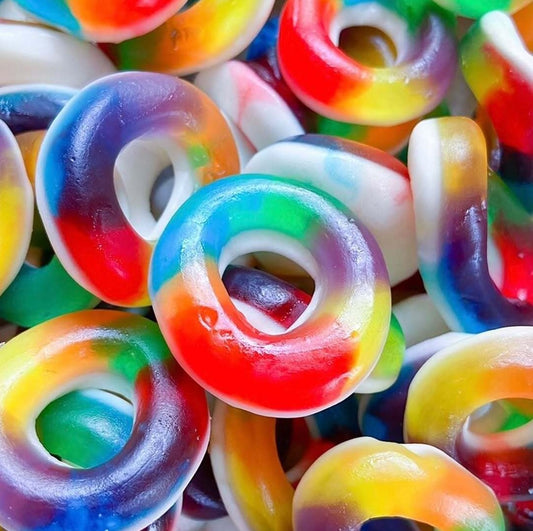 Anneaux Multicolors Lisses - 100 g