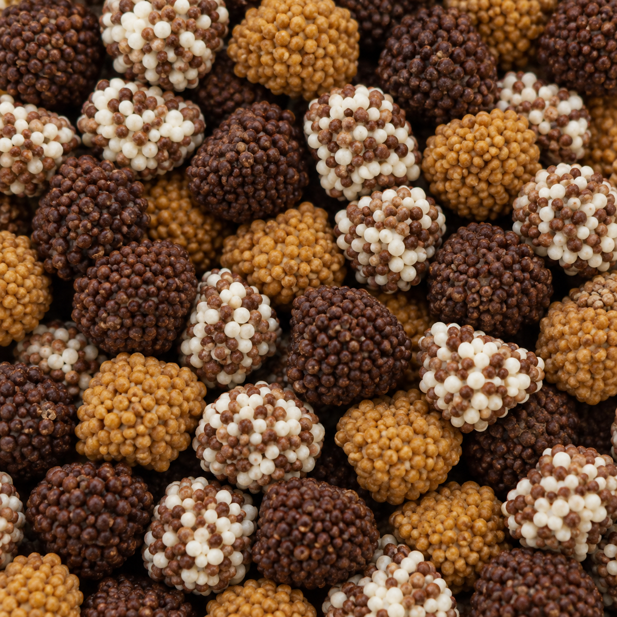 Mûres Perlées trois Chocolats - 100g