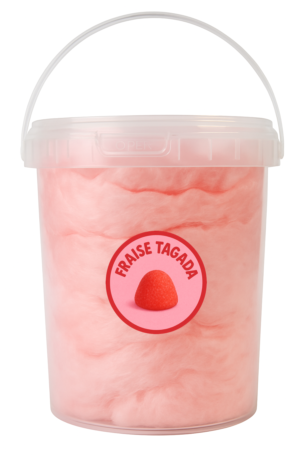 Barbe à papa Fraise Tagada