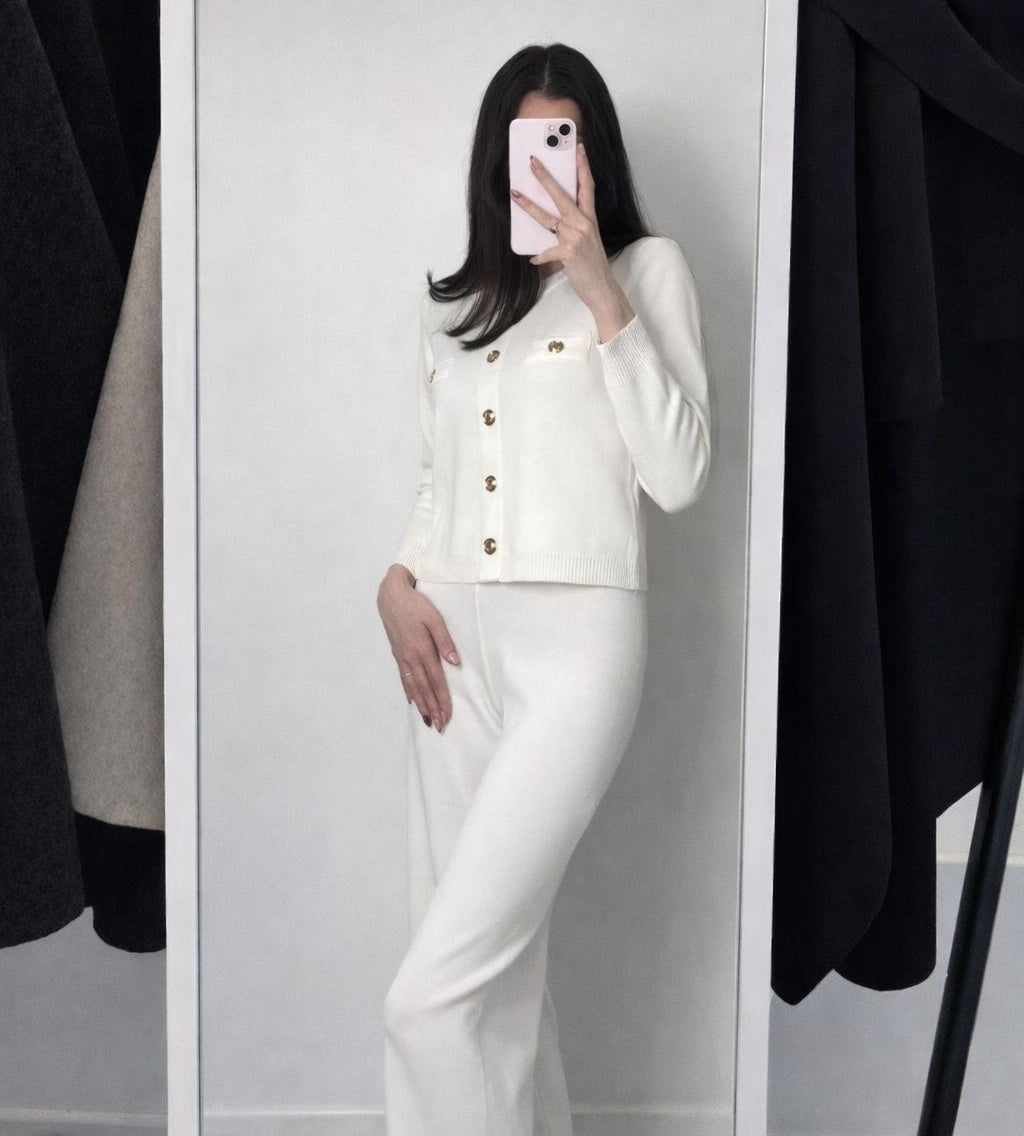 Ensemble côtelé chic - TU