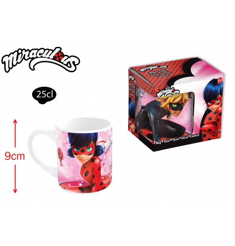 Mug Miraculous Lady Bug Officiel dans sa Boite !